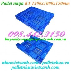 Pallet nhựa 1200x1000x150mm PL10LK