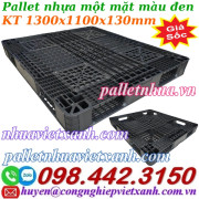 Pallet nhựa đen 1300x1100x130mm