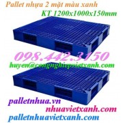 Pallet nhựa hai mặt 1200x1000x150mm PL403