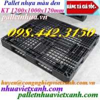 Pallet nhựa đen 1200x1000x120mm