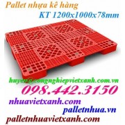 Pallet nhựa 1200x1000x78mm PL03LS 