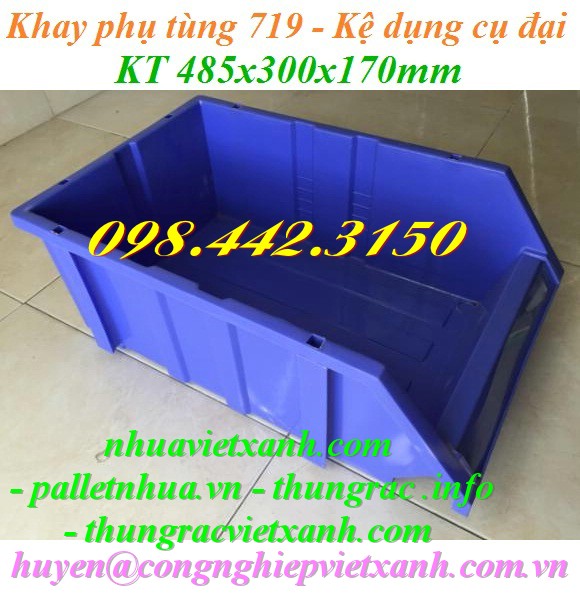 Pallet Nhựa Việt Xanh, thùng nhựa, khay nhựa, tấm lót nhựa