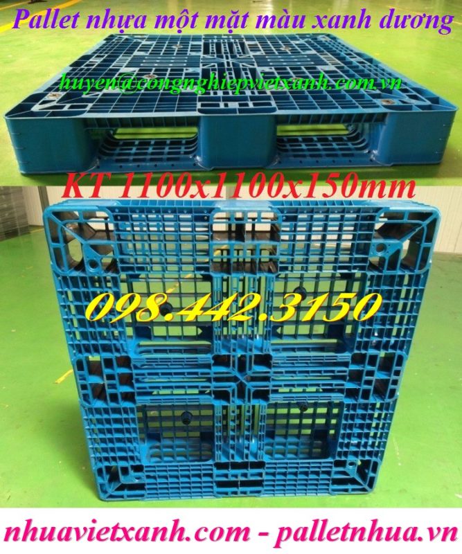 Pallet Nhựa Việt Xanh, thùng nhựa, khay nhựa, tấm lót nhựa