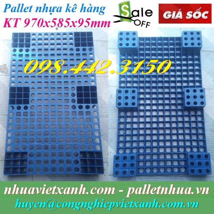 Pallet Nhựa Việt Xanh, thùng nhựa, khay nhựa, tấm lót nhựa
