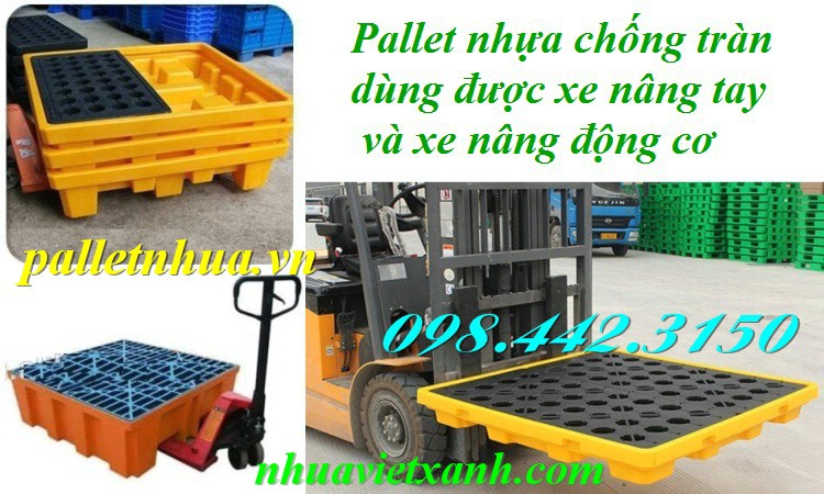 Pallet Nhựa Việt Xanh, thùng nhựa, khay nhựa, tấm lót nhựa