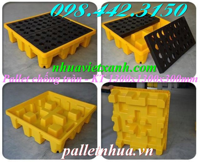 Pallet Nhựa Việt Xanh, thùng nhựa, khay nhựa, tấm lót nhựa