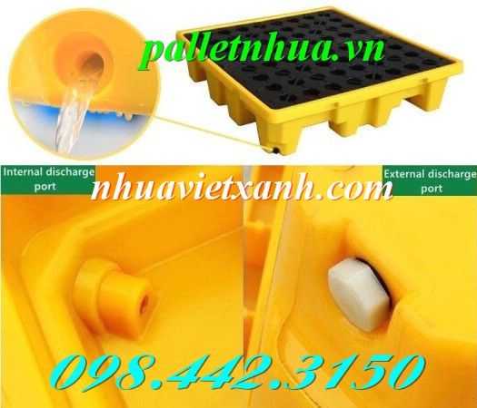 Pallet Nhựa Việt Xanh, thùng nhựa, khay nhựa, tấm lót nhựa