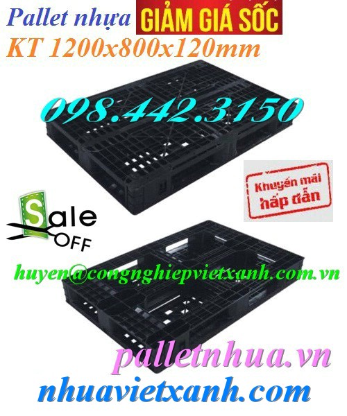 Pallet Nhựa Việt Xanh, thùng nhựa, khay nhựa, tấm lót nhựa
