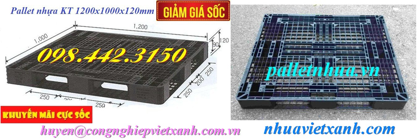 Pallet Nhựa Việt Xanh, thùng nhựa, khay nhựa, tấm lót nhựa