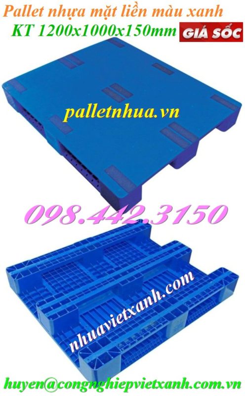 Pallet Nhựa Việt Xanh, thùng nhựa, khay nhựa, tấm lót nhựa