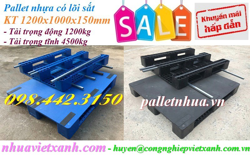 Pallet Nhựa Việt Xanh, thùng nhựa, khay nhựa, tấm lót nhựa