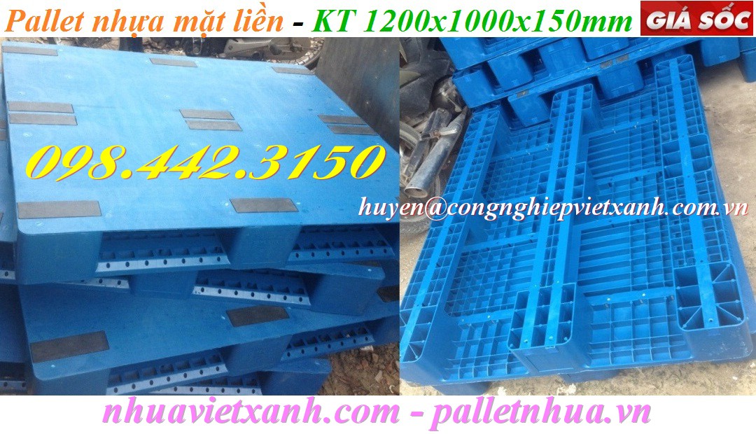 Pallet Nhựa Việt Xanh, thùng nhựa, khay nhựa, tấm lót nhựa