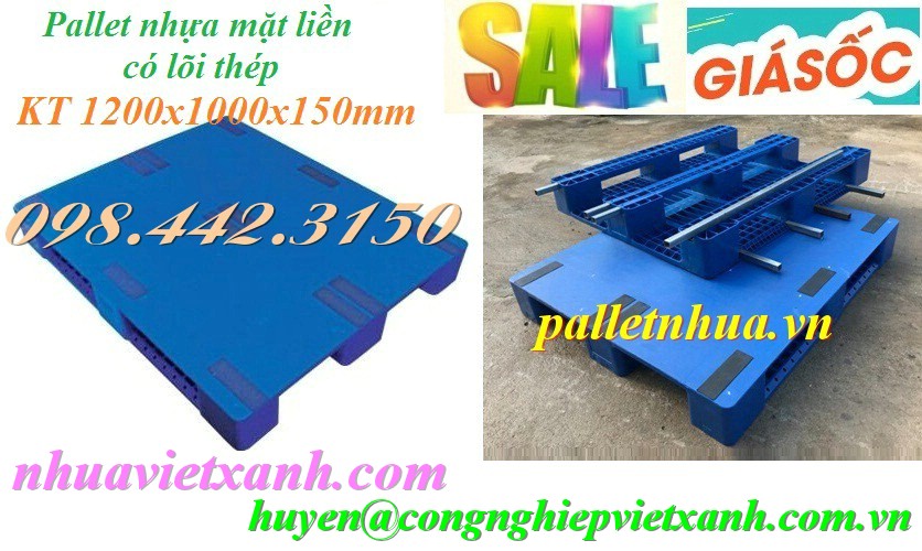 Pallet Nhựa Việt Xanh, thùng nhựa, khay nhựa, tấm lót nhựa