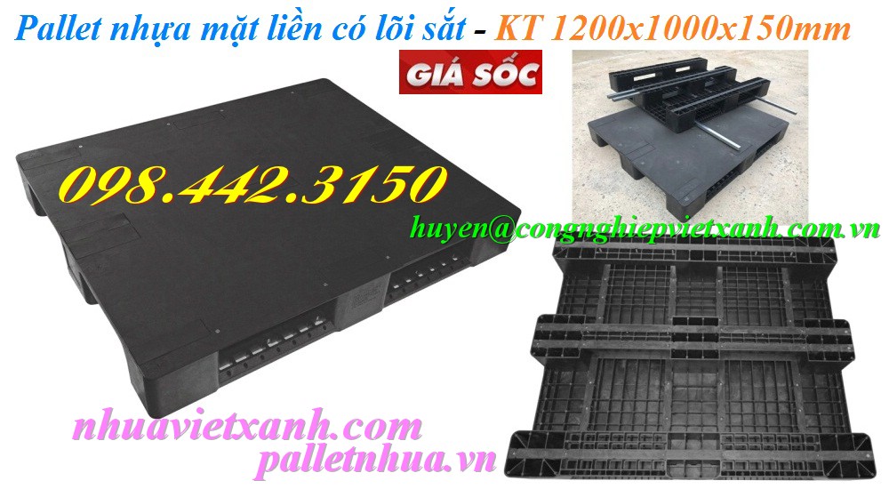 Pallet Nhựa Việt Xanh, thùng nhựa, khay nhựa, tấm lót nhựa