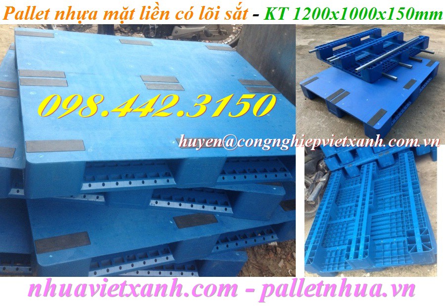 Pallet Nhựa Việt Xanh, thùng nhựa, khay nhựa, tấm lót nhựa