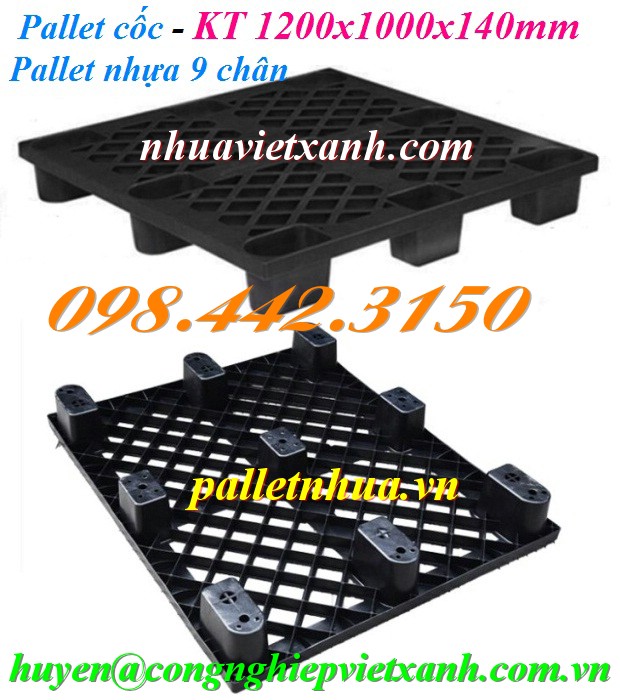 Pallet Nhựa Việt Xanh, thùng nhựa, khay nhựa, tấm lót nhựa