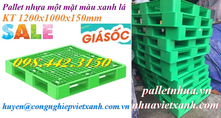 Pallet Nhựa Việt Xanh, thùng nhựa, khay nhựa, tấm lót nhựa