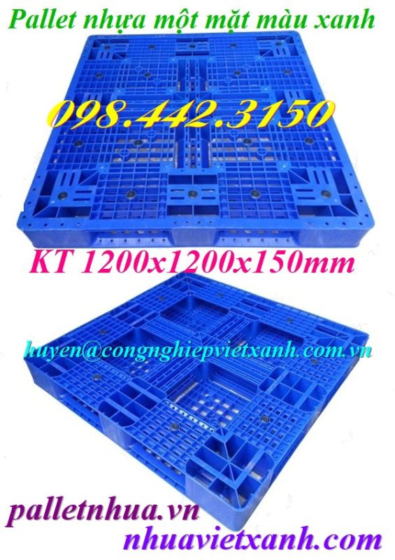 Pallet Nhựa Việt Xanh, thùng nhựa, khay nhựa, tấm lót nhựa