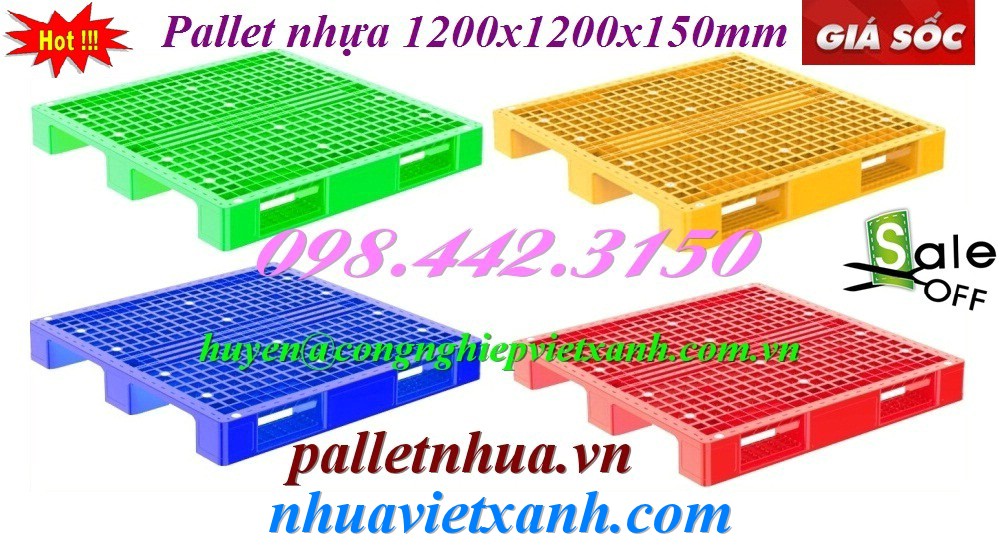 Pallet Nhựa Việt Xanh, thùng nhựa, khay nhựa, tấm lót nhựa
