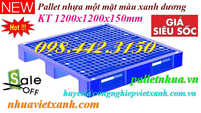 Pallet Nhựa Việt Xanh, thùng nhựa, khay nhựa, tấm lót nhựa