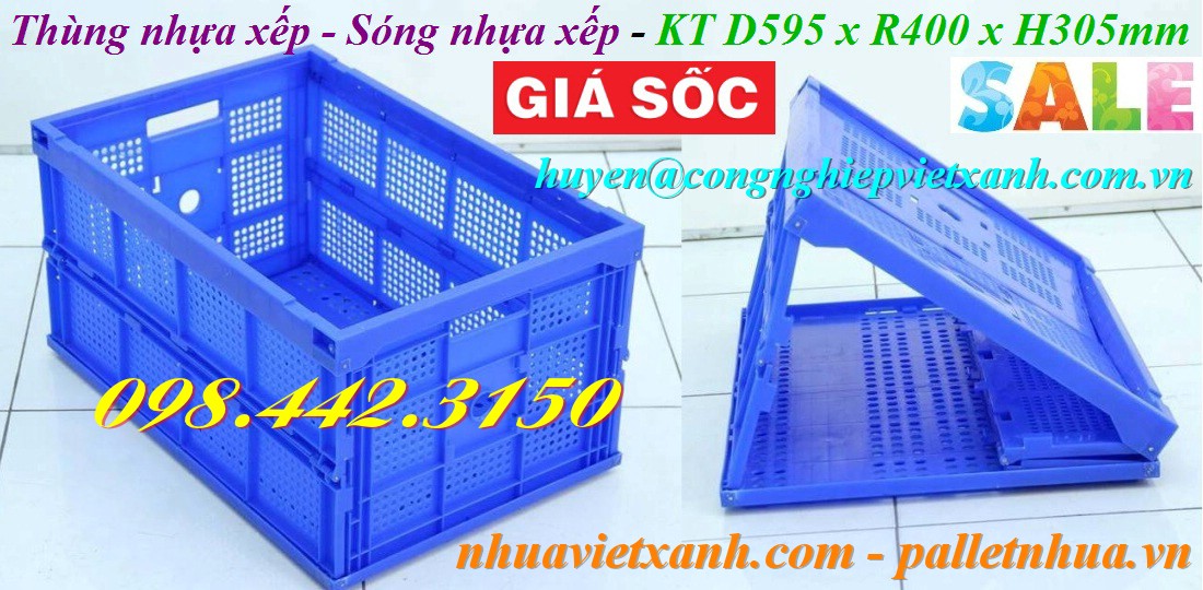 Pallet Nhựa Việt Xanh, thùng nhựa, khay nhựa, tấm lót nhựa