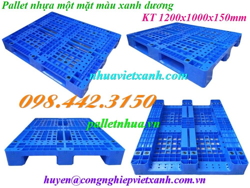 Pallet Nhựa Việt Xanh, thùng nhựa, khay nhựa, tấm lót nhựa
