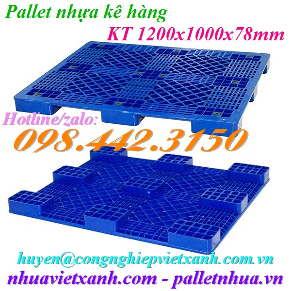 Pallet Nhựa Việt Xanh, thùng nhựa, khay nhựa, tấm lót nhựa