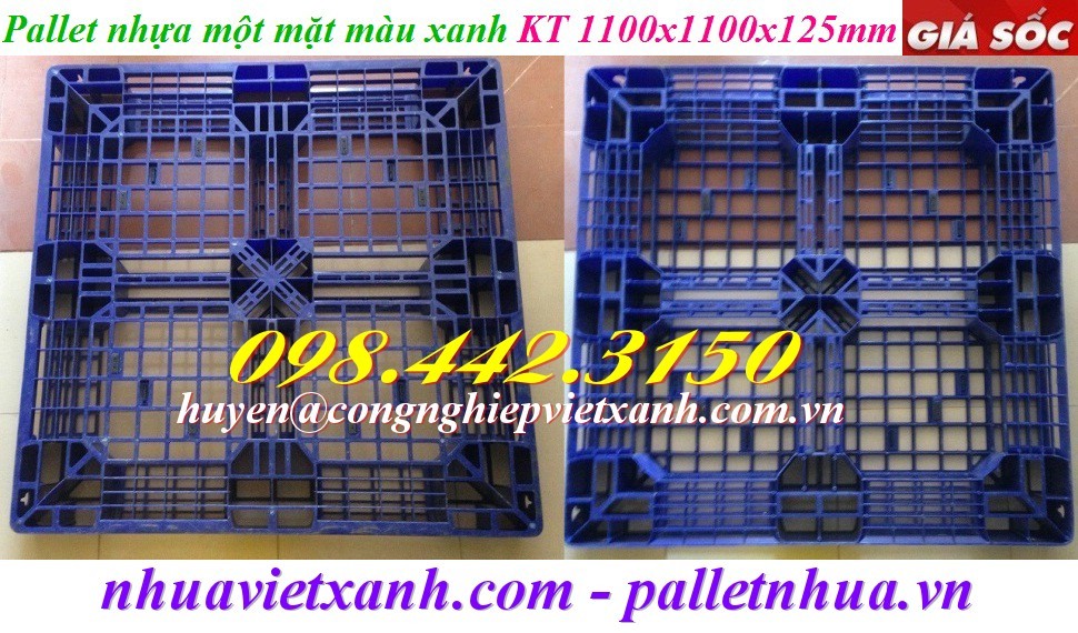 Pallet Nhựa Việt Xanh, thùng nhựa, khay nhựa, tấm lót nhựa