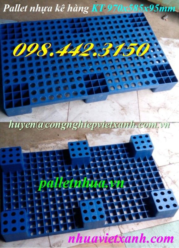 Pallet Nhựa Việt Xanh, thùng nhựa, khay nhựa, tấm lót nhựa