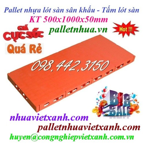 Pallet Nhựa Việt Xanh, thùng nhựa, khay nhựa, tấm lót nhựa