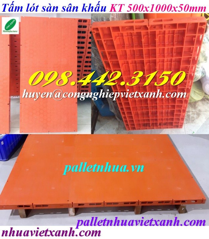 Pallet Nhựa Việt Xanh, thùng nhựa, khay nhựa, tấm lót nhựa