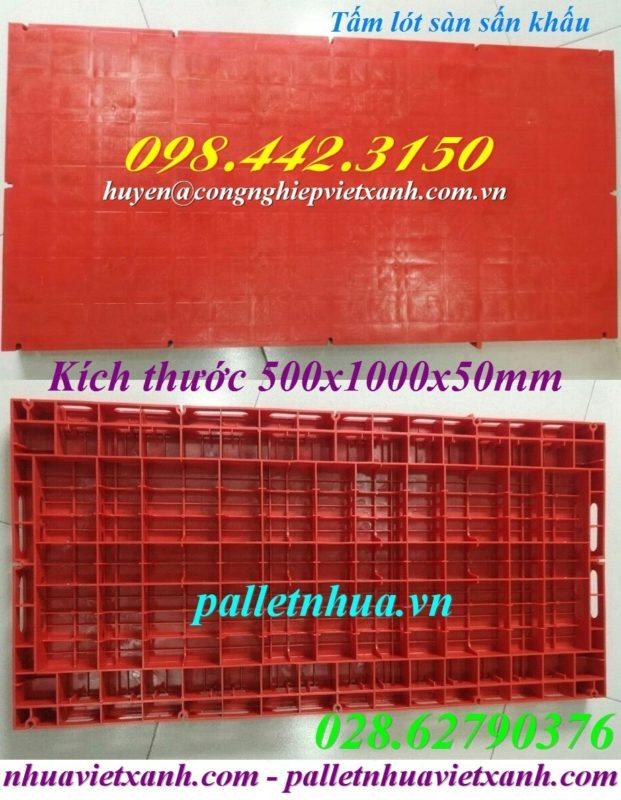 Pallet Nhựa Việt Xanh, thùng nhựa, khay nhựa, tấm lót nhựa