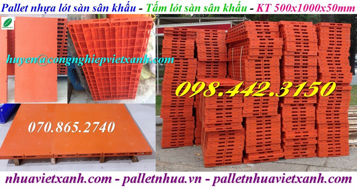 Pallet Nhựa Việt Xanh, thùng nhựa, khay nhựa, tấm lót nhựa