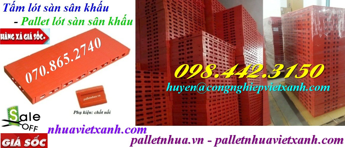 Pallet Nhựa Việt Xanh, thùng nhựa, khay nhựa, tấm lót nhựa