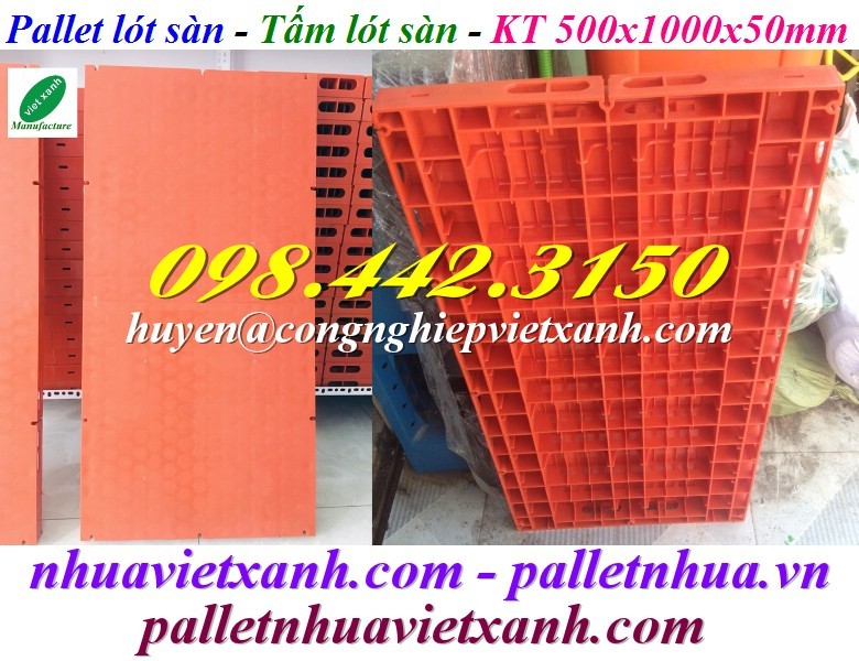 Pallet Nhựa Việt Xanh, thùng nhựa, khay nhựa, tấm lót nhựa