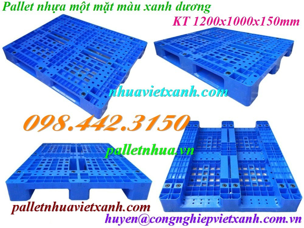 Pallet Nhựa Việt Xanh, thùng nhựa, khay nhựa, tấm lót nhựa