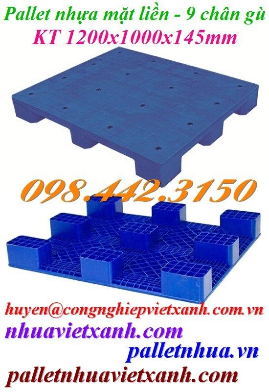 Pallet Nhựa Việt Xanh, thùng nhựa, khay nhựa, tấm lót nhựa