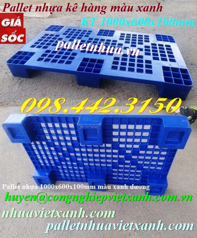 Pallet Nhựa Việt Xanh, thùng nhựa, khay nhựa, tấm lót nhựa