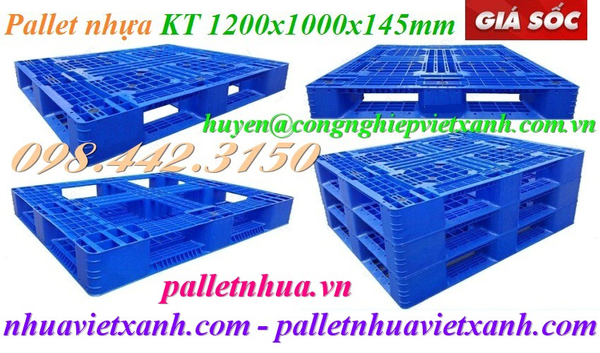 Pallet Nhựa Việt Xanh, thùng nhựa, khay nhựa, tấm lót nhựa