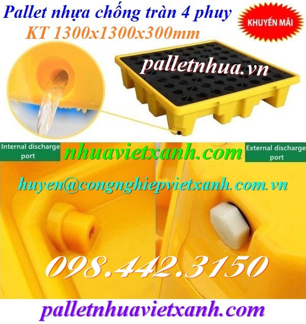Pallet Nhựa Việt Xanh, thùng nhựa, khay nhựa, tấm lót nhựa