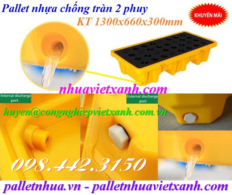 Pallet Nhựa Việt Xanh, thùng nhựa, khay nhựa, tấm lót nhựa