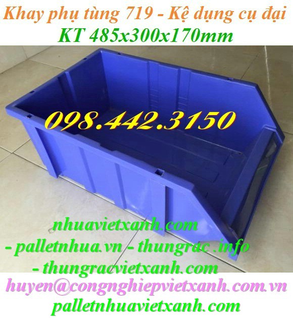 Pallet Nhựa Việt Xanh, thùng nhựa, khay nhựa, tấm lót nhựa