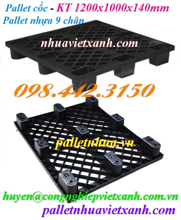 Pallet Nhựa Việt Xanh, thùng nhựa, khay nhựa, tấm lót nhựa