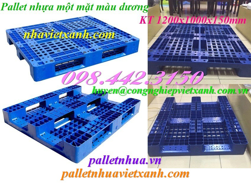 Pallet Nhựa Việt Xanh, thùng nhựa, khay nhựa, tấm lót nhựa