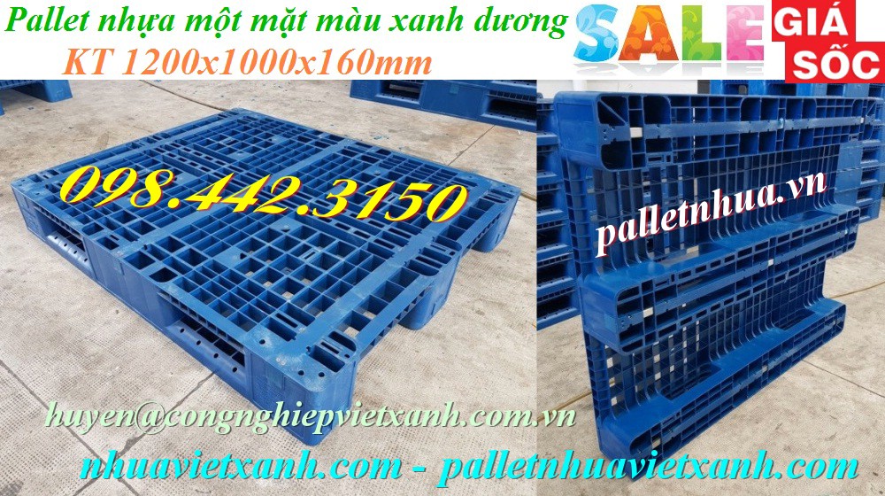 Pallet Nhựa Việt Xanh, thùng nhựa, khay nhựa, tấm lót nhựa