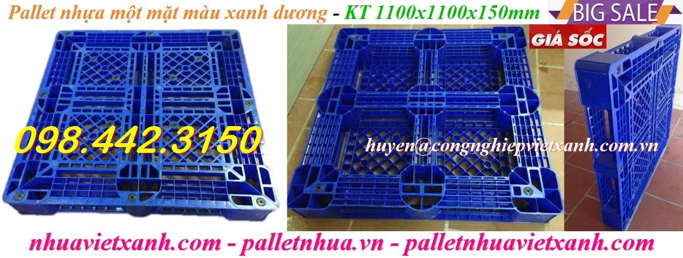 Pallet Nhựa Việt Xanh, thùng nhựa, khay nhựa, tấm lót nhựa