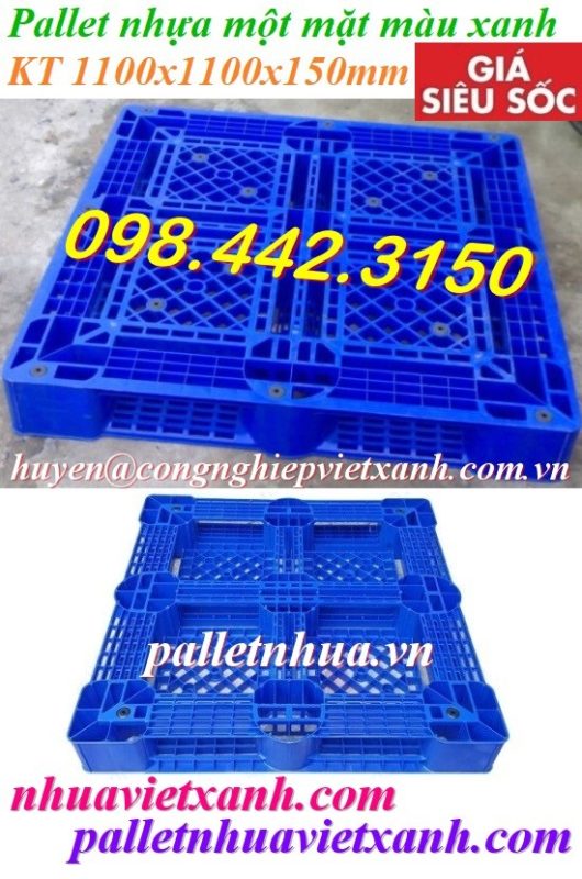 Pallet Nhựa Việt Xanh, thùng nhựa, khay nhựa, tấm lót nhựa