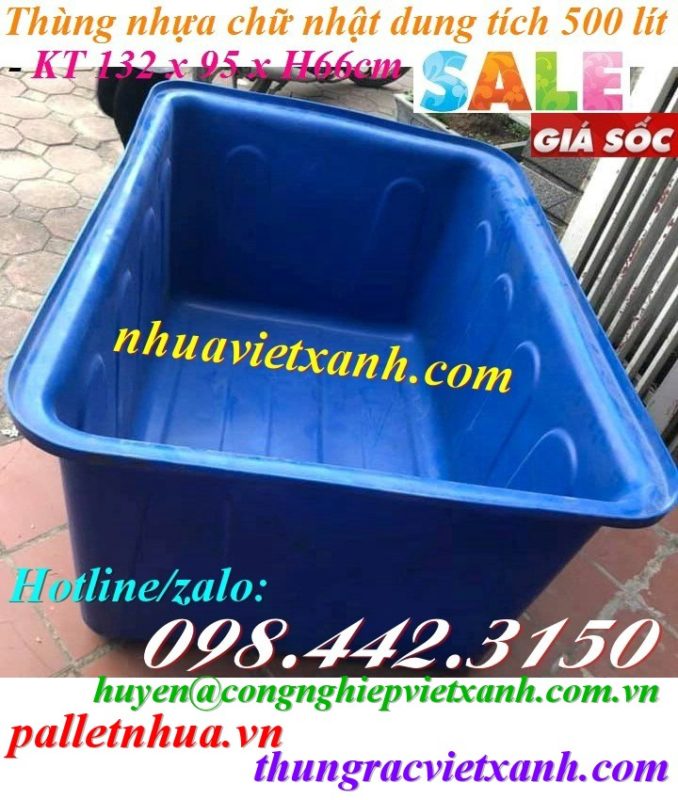 Pallet Nhựa Việt Xanh, thùng nhựa, khay nhựa, tấm lót nhựa