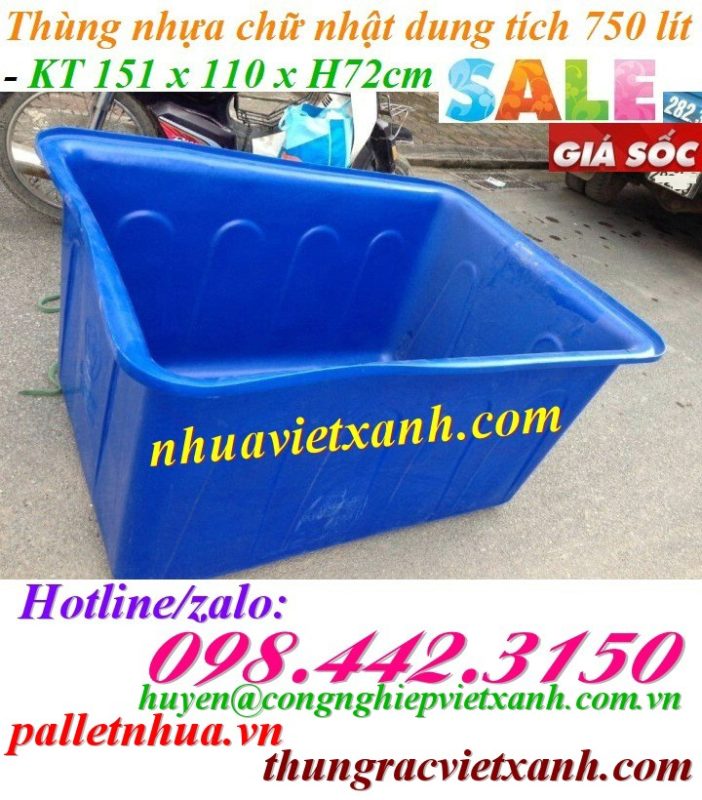 Pallet Nhựa Việt Xanh, thùng nhựa, khay nhựa, tấm lót nhựa