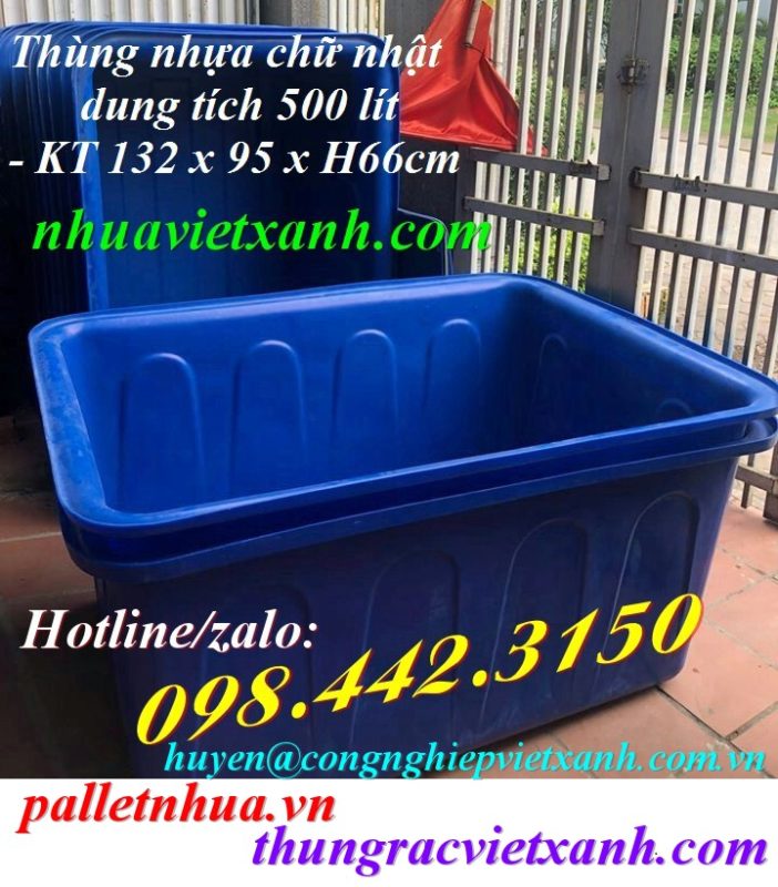 Pallet Nhựa Việt Xanh, thùng nhựa, khay nhựa, tấm lót nhựa